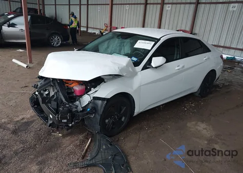 2023 Hyundai Elantra Hybrid Blue из США, поврежденный, VIN KMHLM4AJ2PU041468